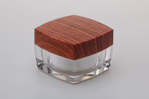Square Wooden Kosmetisk Krukke