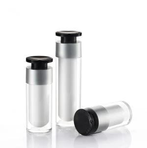 Airless Lotion Pump Bottlee med akrylhætte