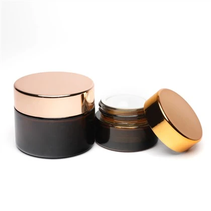 Glas cremekrukker Kosmetik