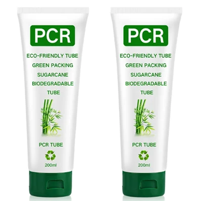 15 ML 30 ML 50 ML 100 ML 200 ML kosmetisk tube emballage PCR Eco-materiale