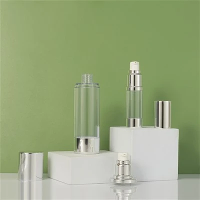 Airless flaske af aluminium til kosmetik
